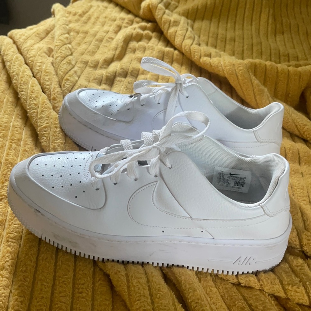 Platform White Nike Air Force 1